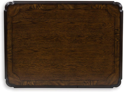 Maylee Classic Coffee Table with Cabriole Legs, Dark Brown