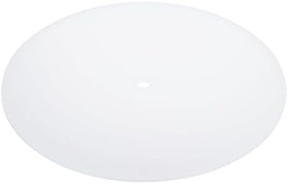 PATIKIL Lampshade Diffuser, 16.5" Diameter with 3/8" Center Hole Round Diffuser for Drum Lampshades Pendants Light Fits 17-19" Openings, Frosted White