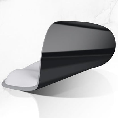 ITNRSIIET Ergonomic Mouse Pad with Wider Memory Foam Wrist Rest +17%, Curved Cushion Reduces Pressure 20%, Pain Relief, Non-Slip, Smooth, Cute Color Desk Accessory, 9.85 x 9 inch, Light Gray Accent