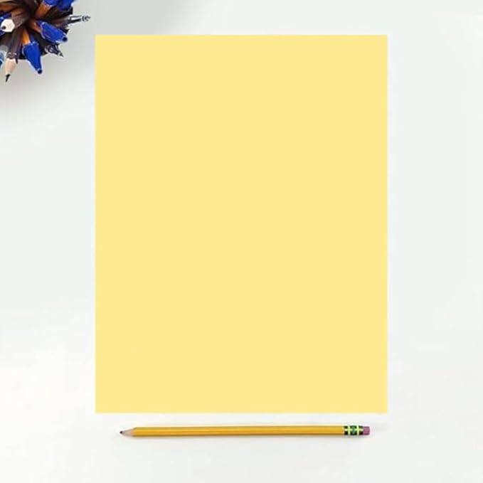 Colored Copy Paper, 20 LB (75 GSM) 8.5 X 11, 500 Sheets (Buff)