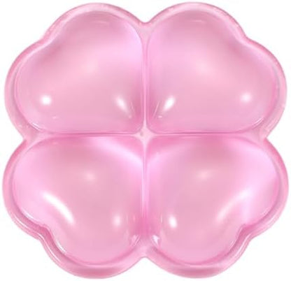 PATIKIL Gel Wrist Rest, Wrist Support for Mouse Four-Leaf Shape Ergonomic Mouse Pad Soft Silicone Support Comfortable Cushion for Computer Gaming Office Home, Pink