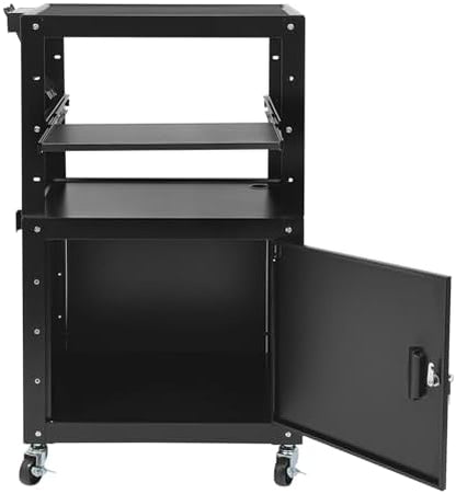 AV Cart Mobile Desk Workstation with Wheel for Classroom and Office