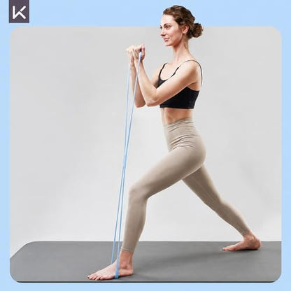 Keep Figure-8 Resistance Band - High Elasticity Exercise Band for Arm Toning, Shoulder & Core Stretching - Anti-Slip Grip Portable Fitness Equipment for Home Workout