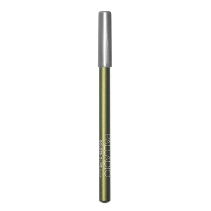 Palladio Wooden Eyeliner Pencil, Thin Pencil Shape, Easy Application, Firm yet Smooth Formula, Perfectly Outlined Eyes, Contour and Line, Long Lasting, Rich Pigment, Golden Olive