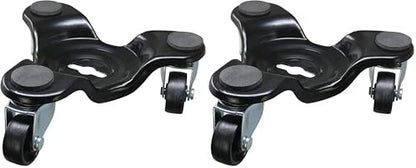 Shepherd Hardware Move-It 9299 6-Inch Steel Tri-Dolly, 200-lb Load Capacity, Black (Pack of 2)