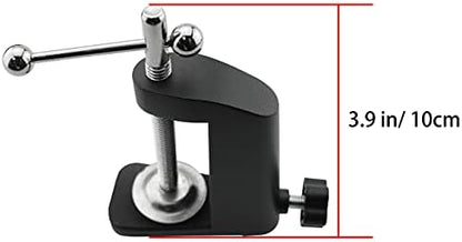 Black C-Clamp Cantilever Bracket Clamp Holder Desk Lamp Clip Fittings Base Hose DIY Swing Arm Lighting Accessory Metal Clamp