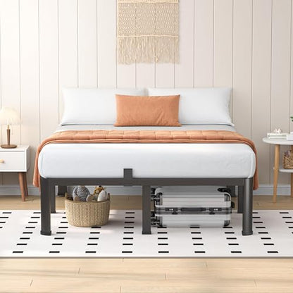 20 Inch Queen Heavy Duty 3500lbs Bed Frame with Round-Corner
