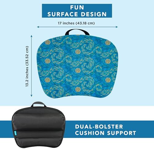 LAPGEAR MyStyle Lap Desk – Starry Blue, Fits 15.6” Laptops