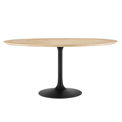 Dining Table, 60", Black Natural