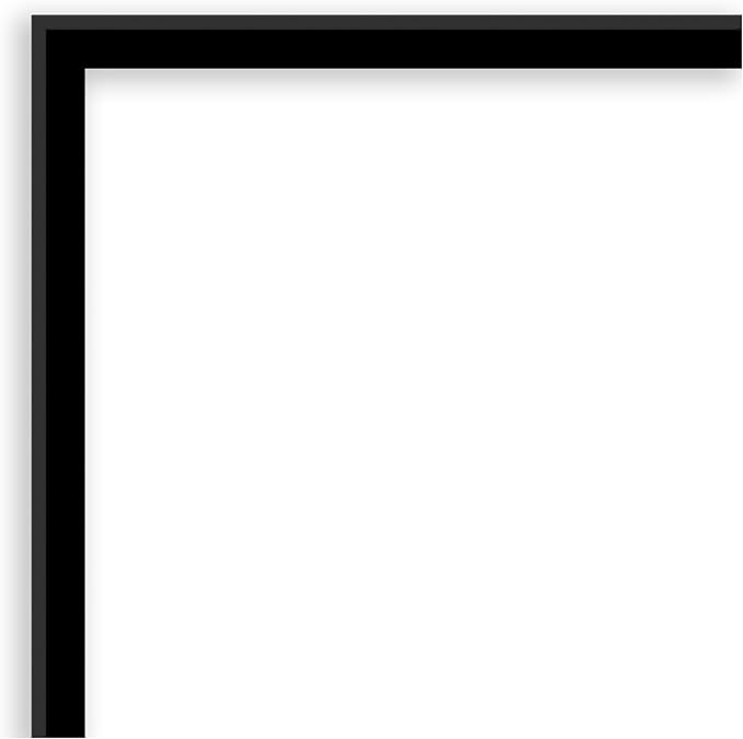 Amanti Art Black Framed Magnetic Board 25x25 Medium Vision Board for use with Magnets, 100% Metal Sheet to Display Items as Office Decor or for Home Organization in mudroom, Kitchen or Kids Room