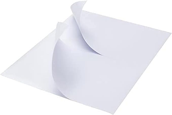 Round Cornner 8.5" x 5.5" Address Labels, Half Sheet Shipping Labels, 2000 Sheets Self Adhesive Mailing Labels for Laser & Inkjet Printers