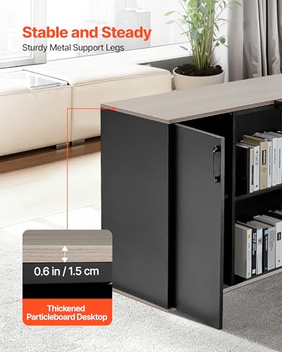 71" L-Shaped Executive Desk, Large Computer Desk with Drawers, File Storage Cabinet, CPU Stand, 350 LBS Load Capacity Corner Table, Easy Assembly, for Work Study