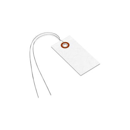 SmartSign White Shipping Tags, Size #1, Pack of 1000 | 2 3/4" x 1 3/8"