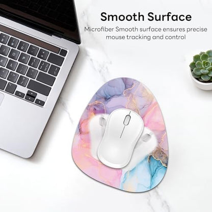 Water Drop Mouse Pad 7.3x8in Non-Slip for Laptop, Boho Lines