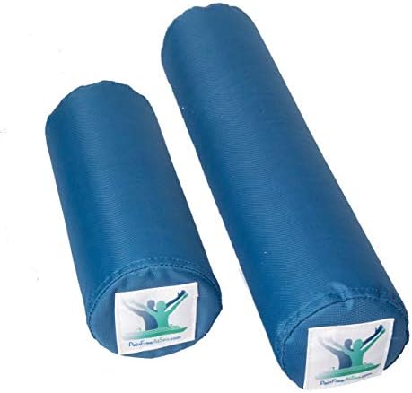 Pain Free at Sea - Posture Long & Short Foam Roll, Towel & Strap Yoga Belt - Physical Therapy Equipment - Yoga Accessories - Posture Rolls - Yoga Straps for Stretching - Physical Therapy Strap