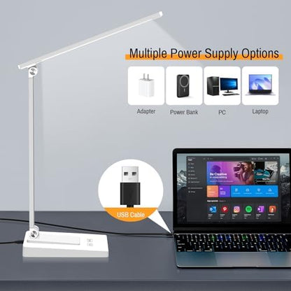 Rechargeable LED Desk Lamp, 5 Color Modes with 5 Brightness