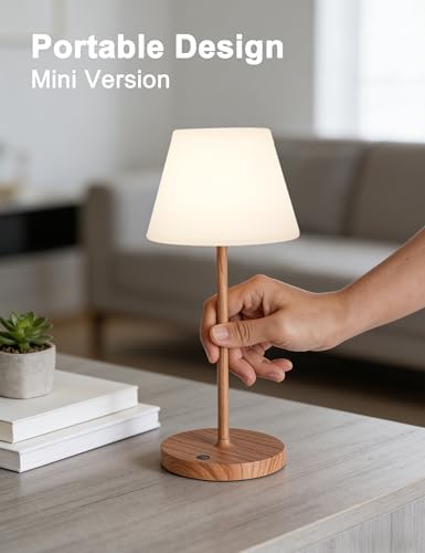 WEILAILUX Small Outdoor Table Lamp, Shower Lamp Waterproof (Mini Gold)