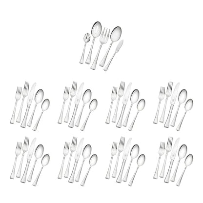 ZWILLING Angelico Flatware Set, 45-Piece, Silver