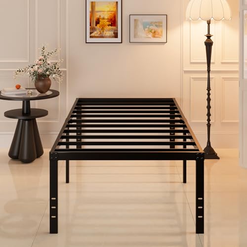 Twin Bed Frames, 20 Inch Heavy Duty Metal Bed Frame Twin
