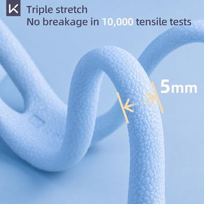 Keep Figure-8 Resistance Band - High Elasticity Exercise Band for Arm Toning, Shoulder & Core Stretching - Anti-Slip Grip Portable Fitness Equipment for Home Workout
