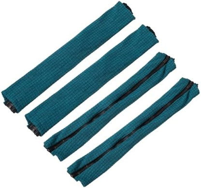 UXCELL 4pcs Office Chair Arm Covers - Stretchable Computer Chair Armrest Protectors for Office & Gaming Chairs, Dark Green