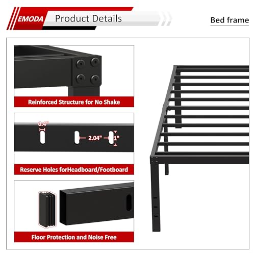 20 Inch King Bed Frame No Box Spring Needed