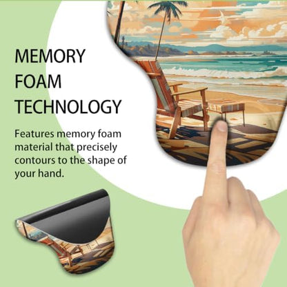 iRudyard Rubber Coasters Absorbent Mouse Pad, 2Pcs