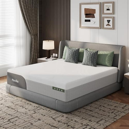 Bliss Cooling King Size Mattress, 14 Inch Gel King Memory Foam
