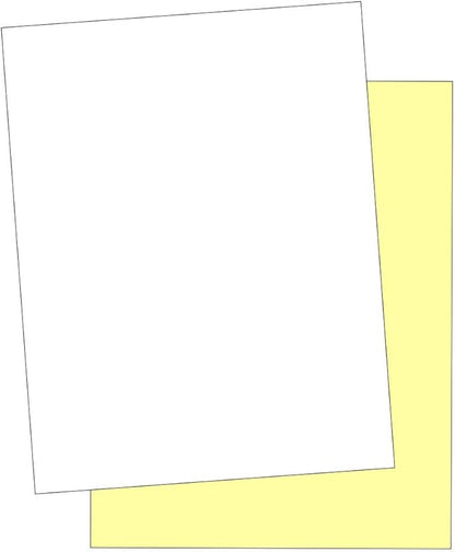 "Plain" Collated Color Paper (Not Carbonless) for Laser and Ink Jet Printers (2 Part, Case)