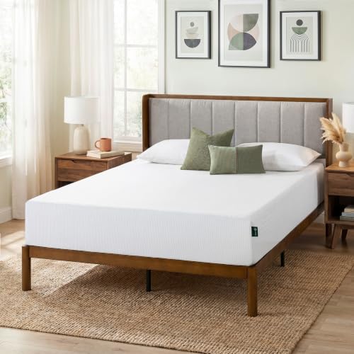 Zinus 10 Inch King Green Tea Cooling Memory Foam Mattress, Medium Feel
