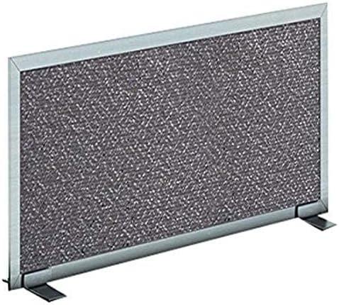 OBEX Acoustical Free Standing Privacy Screen, Cubicle Accessories Desk Privacy Panel, Desk Dividers for Office, Office Furniture Partitions Portable Sound Proof Dividers, 18" x 72", Graphite