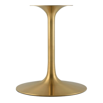 Dining Table, 48", Gold Natural