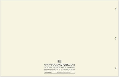 BookFactory Ledger Sheets/Large 8 Column Accounting Ledger Columnar (Eight Columns) Loose Leaf Paper - 17'' x 11'', 50 Pages, Loose Leaf, 3 Hole Punched (Made in USA)