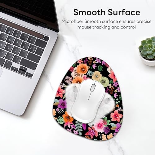 Water Drop Mouse Pad 7.3x8in Non-Slip for Laptop, Bird