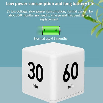 JOYIT Cube Timer - 15, 20, 30 and 60 Minutes Countdown Timer for Kitchen, Outdoor and Workout