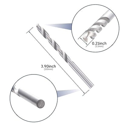 RiaYer 20 Pack 30 Degree Angle Protective Sleeves, Black Cable Railing Corner Protector Sleeve Beveled for 1/8" Wire Rope, T316 Marine Grade Cable Railing Kit with Two Drill Bit for Wood Posts HF039B