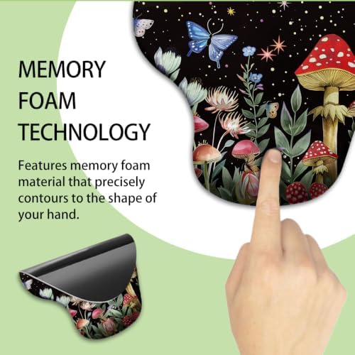 iRudyard 2Pcs Rubber Coasters Absorbent Mouse Pad Wrist Support Pu Reusable