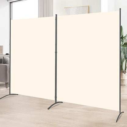 Room Divider 2 Panel Large Privacy Screens, 142''x72''H Upgraded Room Divider Wall for Room Partitions, Tall 6FT Partition Room Dividers Screen Panel for Bedroom Office School, Portable Partition Wall