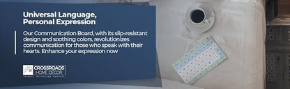 Adult Communication Board - Non-Slip, Portable Letter Chart for Non-Verbal, Stroke Recovery, Effective Visual Aids for Non-Speaking Patients, Pain Scale, QWERTY or ABC (QWERTY - 3 Pack)