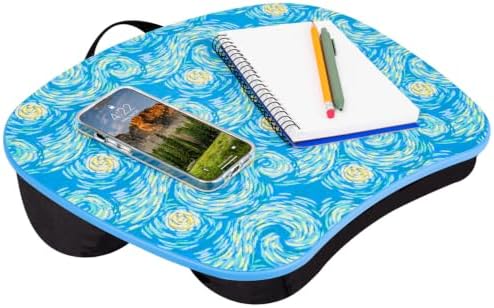 LAPGEAR MyStyle Lap Desk – Starry Blue, Fits 15.6” Laptops