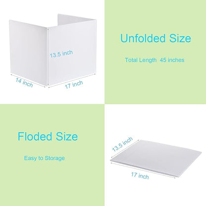 24 Pack Privacy Shields for Student Desks, Privacy folders for Student Testing Desk dividers- Includes Extra Labels