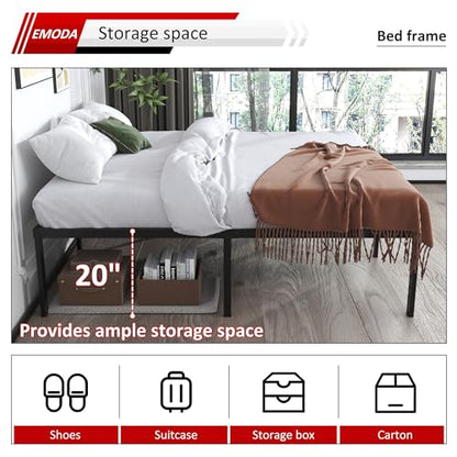 20 Inch King Bed Frame No Box Spring Needed