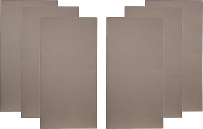 ATS Acoustics Home Office Residential Acoustic Treatment Room Kit Sound Absorbing Acoustic Panel 6 Pack for 50-100 Sq Ft (Latte)