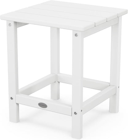 Long Island 18" Side Table, White