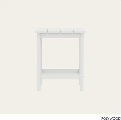 Long Island 18" Side Table, White