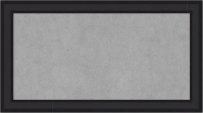 Amanti Art Black Framed Magnetic Board 15x27 Small Vision Board for use with Magnets, 100% Metal Sheet to Display Items as Office Decor or for Home Organization in mudroom, Kitchen or Kids Room