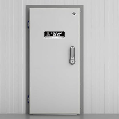 Storage Room Sign for Business Door, Self-Adhesive Durable Modern Storage Room Sticker, Brushed Silver Authorized Personnel Only Signs for Home, Business, Restaurants, Private Area