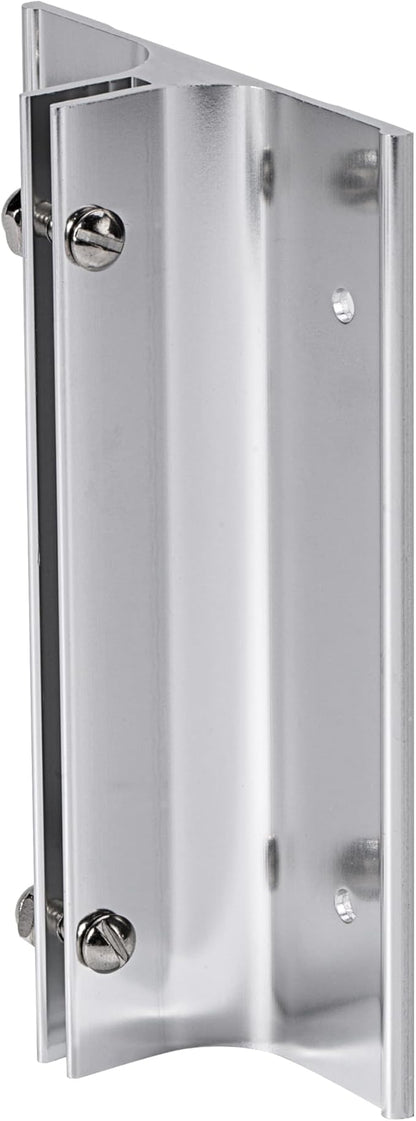 SINKAA Aluminum Corridor Sign Holder, 10 Pack Direct Sign Mount Bracket, Design for Restroom, Conference Room Classic Silver Signs - 4" Length, 1/8" Substrate - Easy to Install