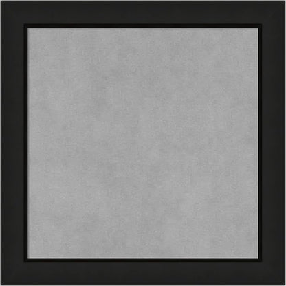 Amanti Art Black Framed Magnetic Board 19x19 Small Vision Board for use with Magnets, 100% Metal Sheet to Display Items as Office Decor or for Home Organization in mudroom, Kitchen or Kids Room