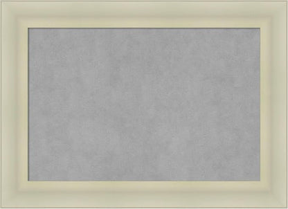 Amanti Art Silver Framed Magnetic Board 21x29 Medium Vision Board for use with Magnets, 100% Metal Sheet to Display Items as Office Decor or for Home Organization in mudroom, Kitchen or Kids Room